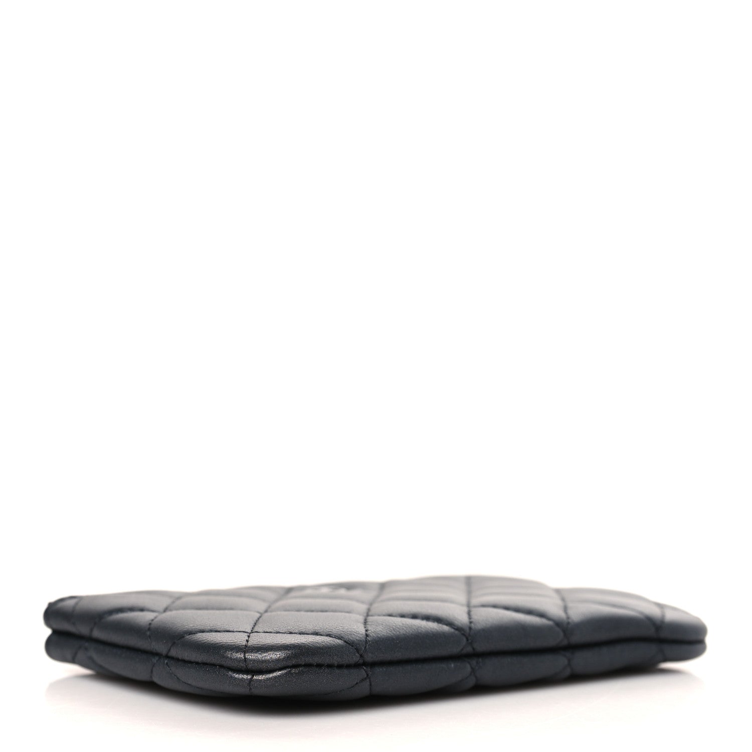 Chanel Pearly Lambskin Quilted Small Cosmetic Case So Black 4 of 8