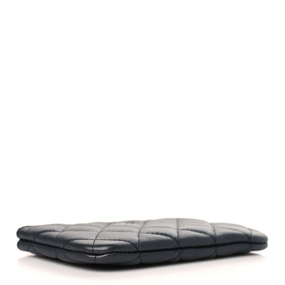 Chanel Pearly Lambskin Quilted Small Cosmetic Case So Black 4 of 8