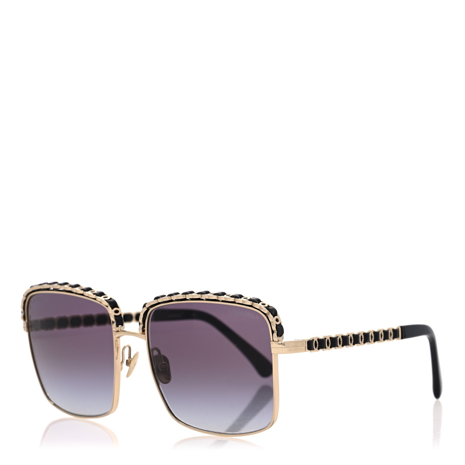Chanel Metal Square Chain Sunglasses 71369 Grey 1 of 7