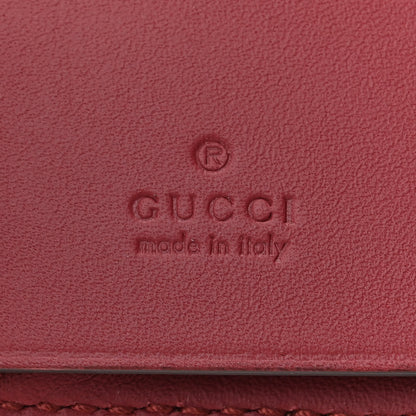 Gucci GG Supreme Monogram Blooms 6 Key Holder Case Beige Multicolor Dry Rose 6 of 9