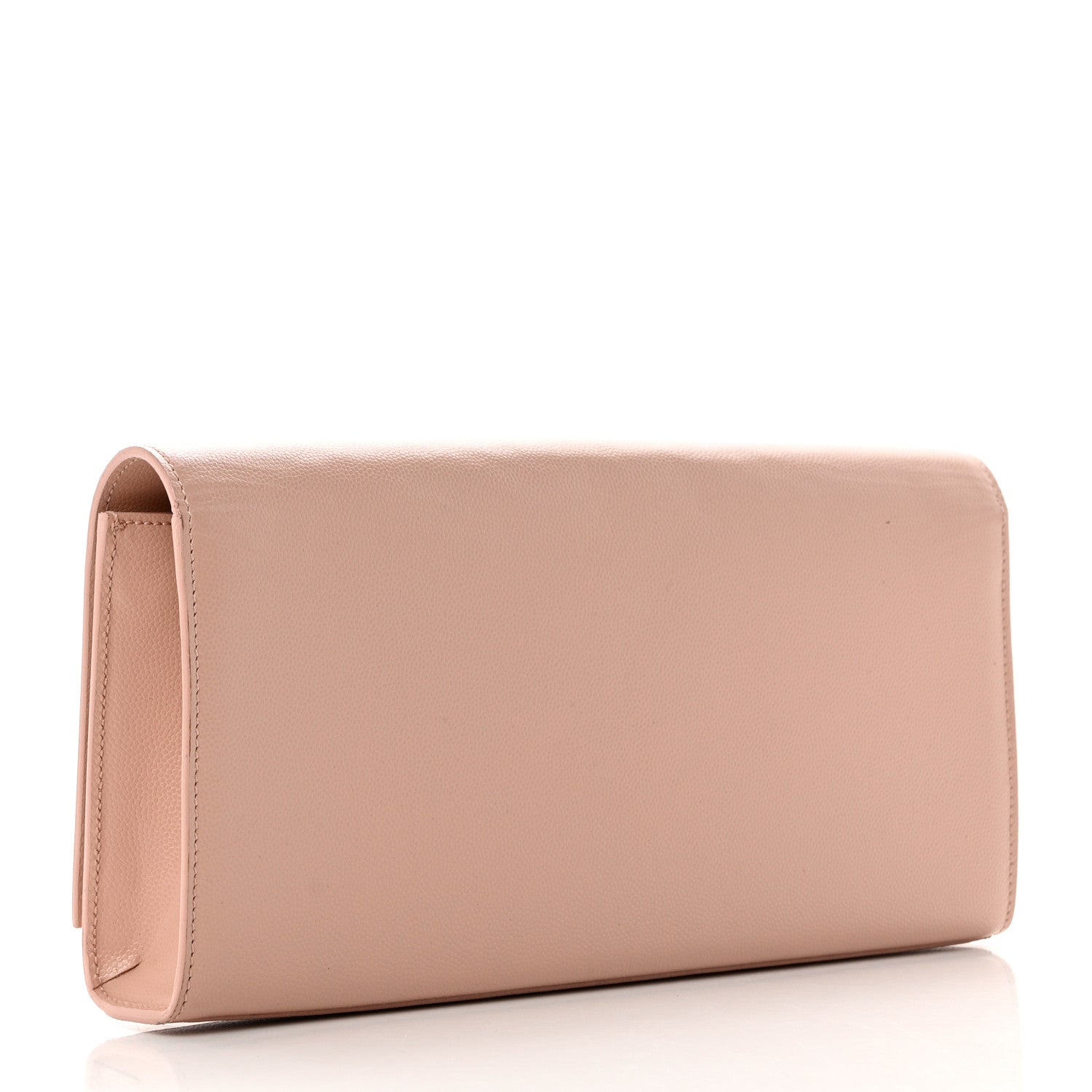 Saint Laurent Calfskin Classic Monogram Cassandre Clutch Blush 3 of 10