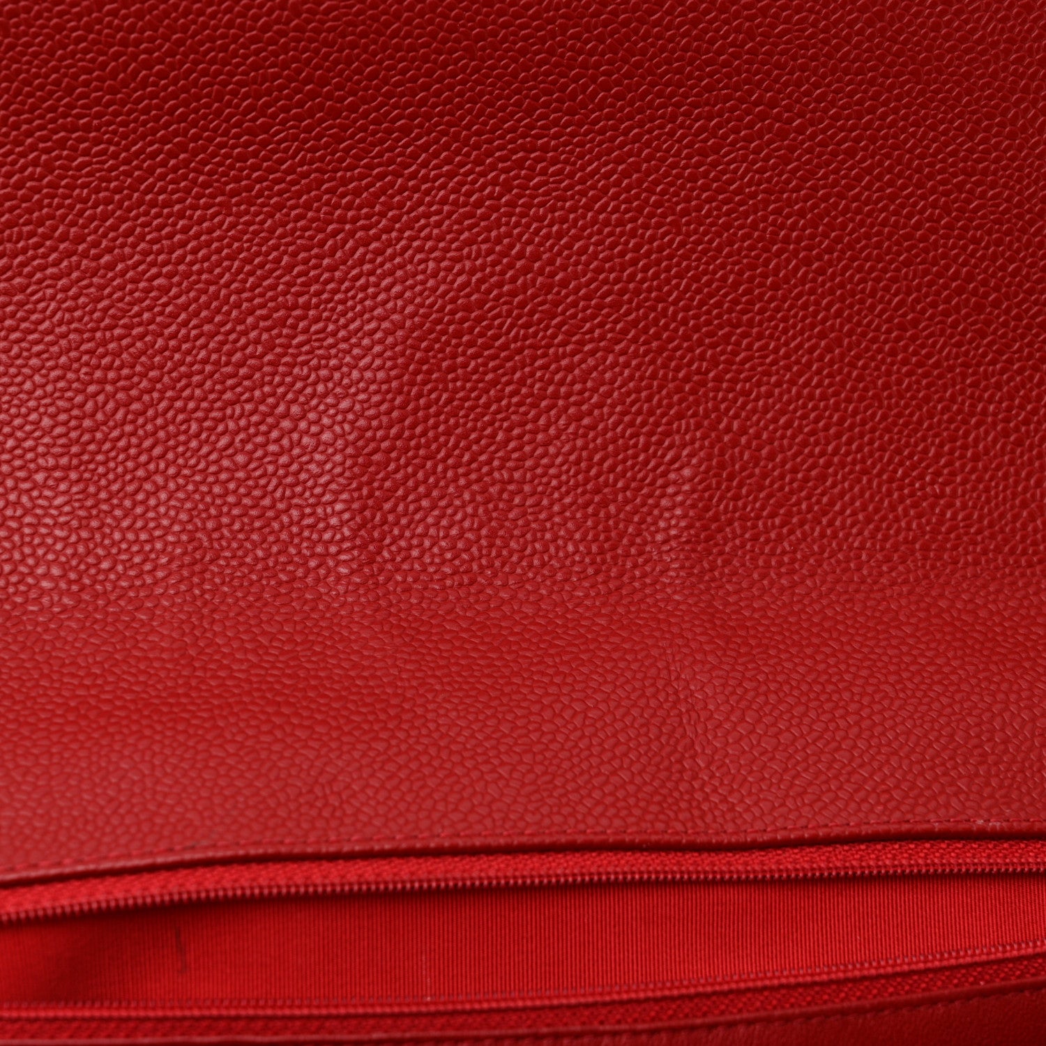 Chanel Caviar Quilted Maxi Single Flap Red 16 of 24