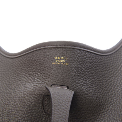 Hermes Taurillon Clemence Evelyne III PM Etain 5 of 10
