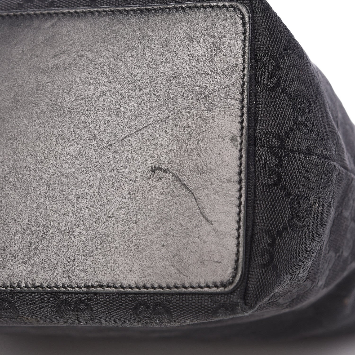 Gucci Monogram Bucket Tote Black 16 of 20