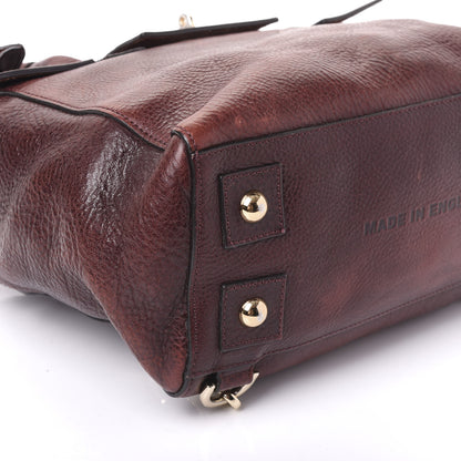 Mulberry Natural Leather Cara Delevigne Convertible Satchel Oxblood 5 of 10
