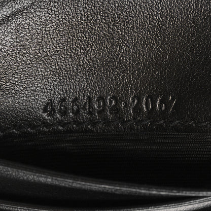 Gucci Calfskin Matelasse GG Marmont Card Case Wallet Black 8 of 11