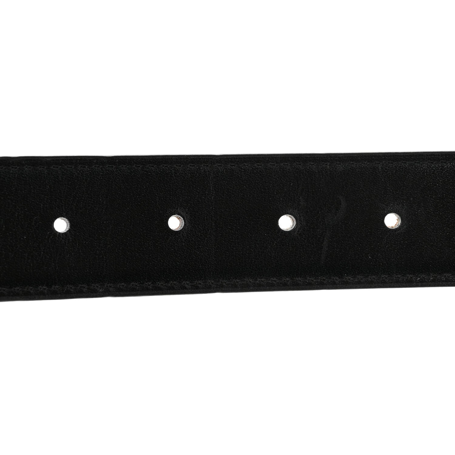 Hermes Box 135 Togo 32mm H Belt 80 32 Black Gold 4 of 8