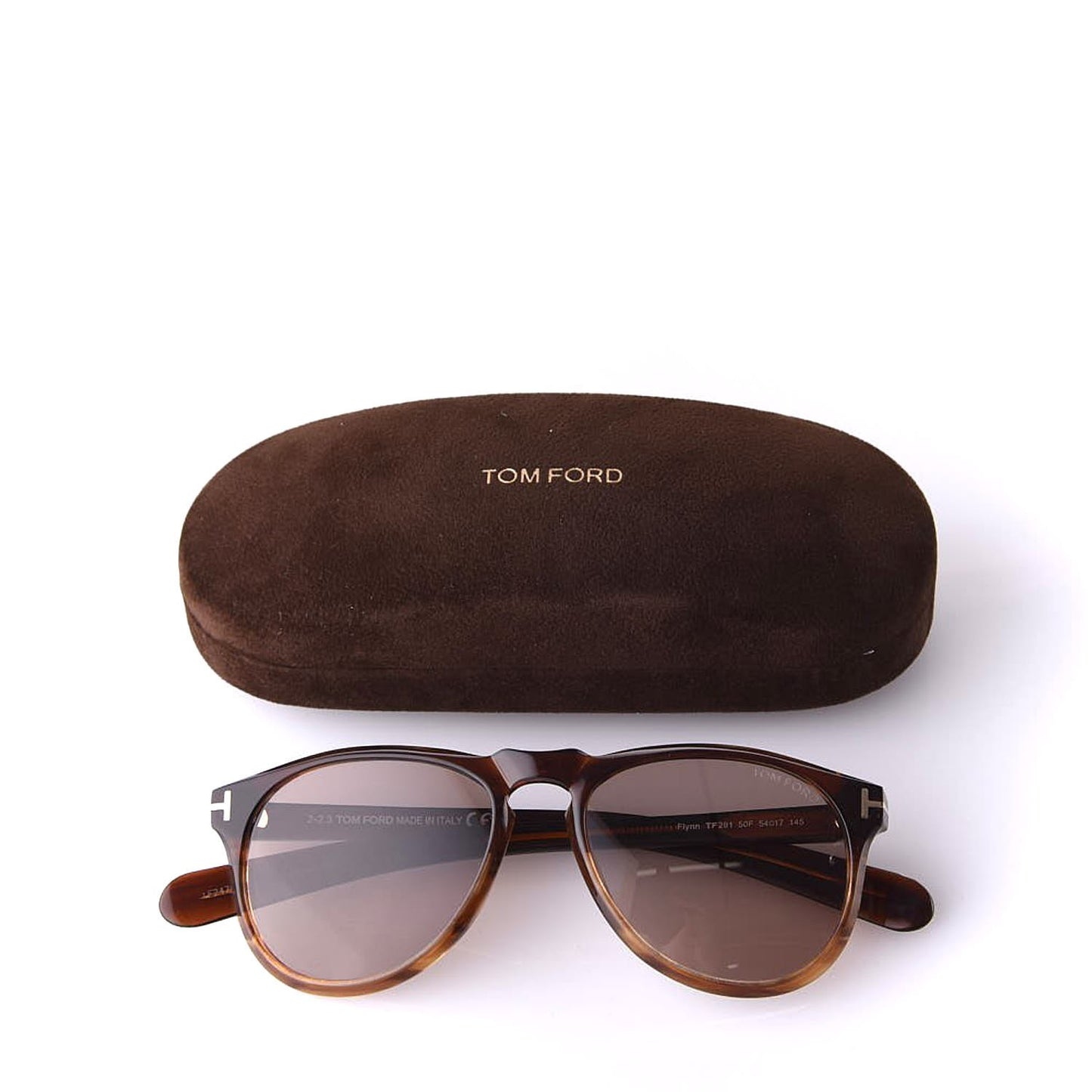 Flynn Round Sunglasses TF291 Havana