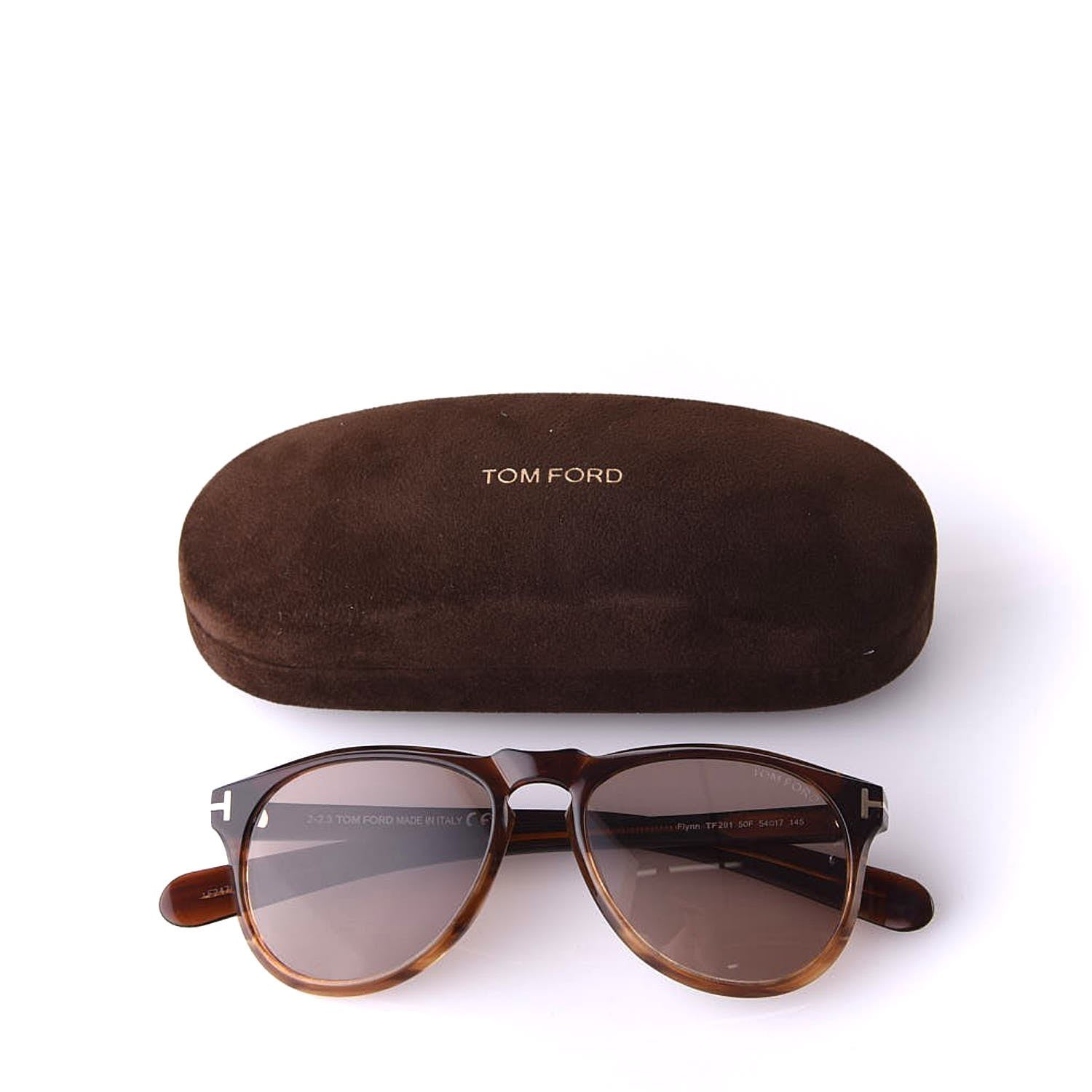 Tom Ford Flynn Round Sunglasses TF291 Havana 8 of 8
