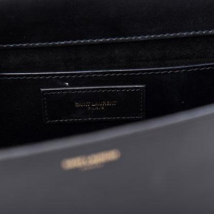 Saint Laurent Calfskin Studded Medium Betty Black 6 of 9