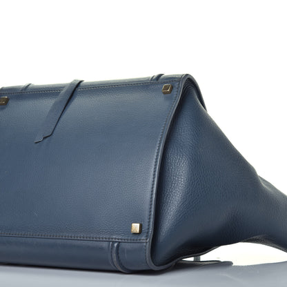 Celine Supple Calfskin Medium Phantom Luggage Blue 8 of 8