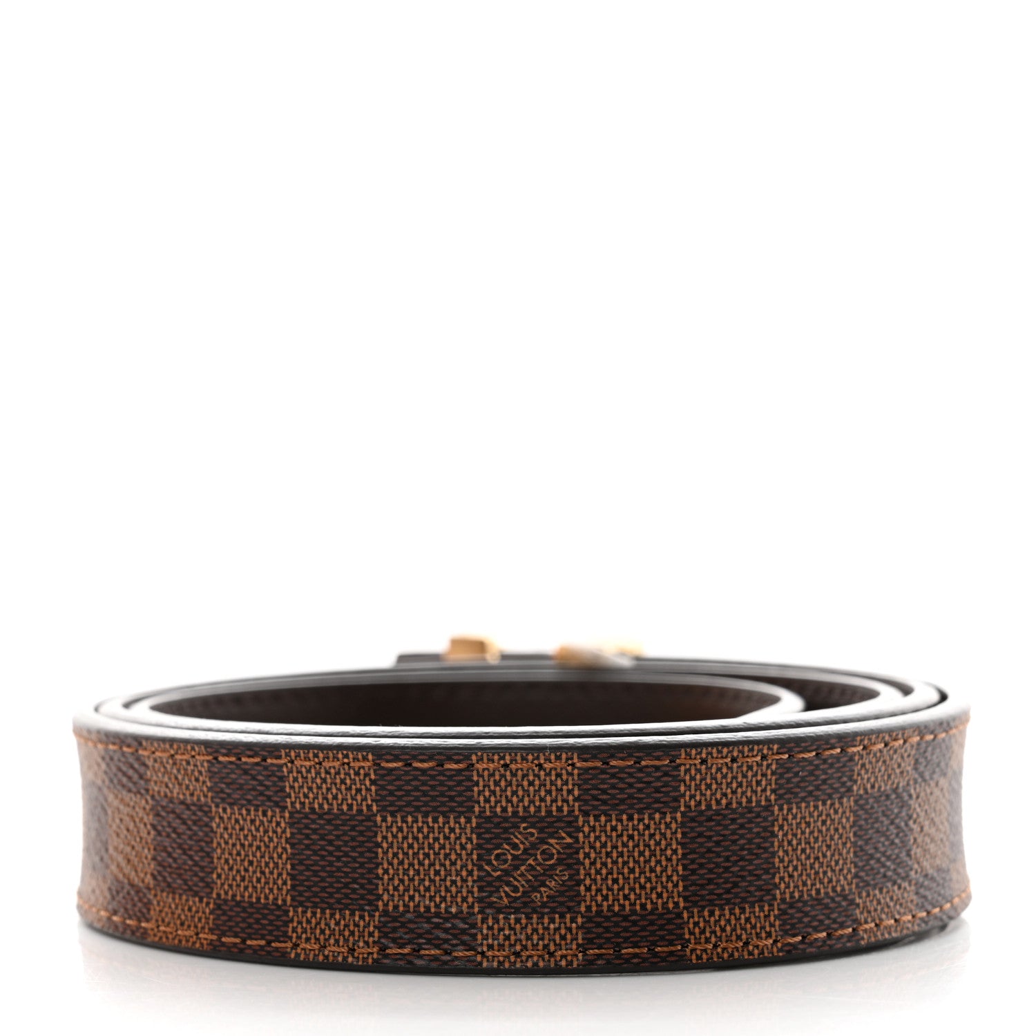 Louis Vuitton Mini Damier Ebene 25mm LV Initiales Belt 90 36 2 of 8
