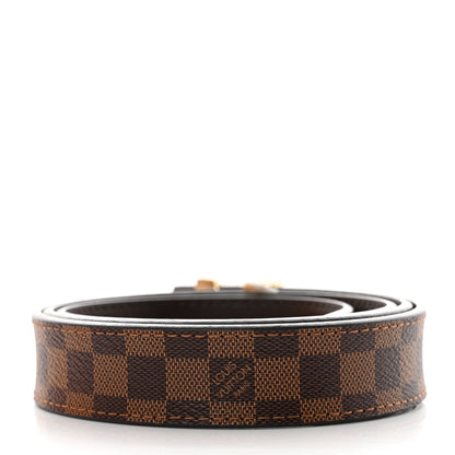 Louis Vuitton Mini Damier Ebene 25mm LV Initiales Belt 90 36 2 of 8