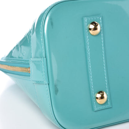 Louis Vuitton Vernis Alma PM Blue Lagon 7 of 9