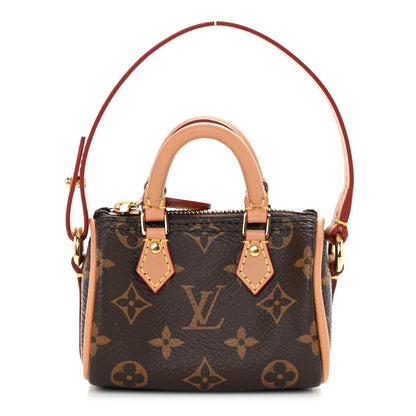 Louis Vuitton Monogram Micro Speedy Bag Charm 1 of 6