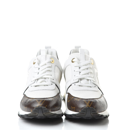 Louis Vuitton Calfskin Monogram Run Away Sneakers 40 White 2 of 10