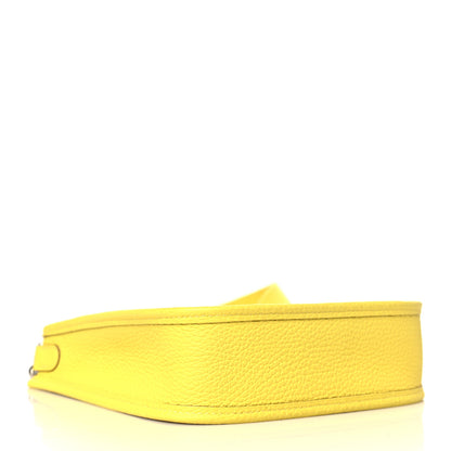Hermes Taurillon Clemence Evelyne TPM Lime 4 of 10