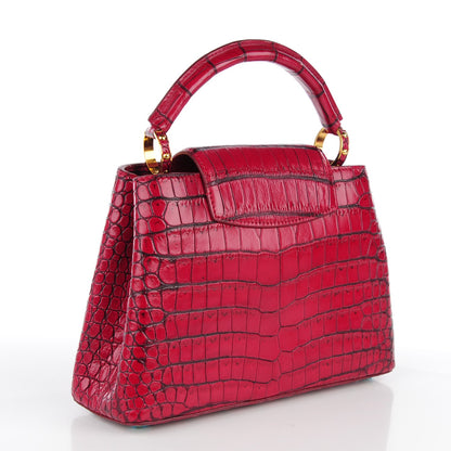 Louis Vuitton Crocodile Capucines BB Grenade 3 of 7