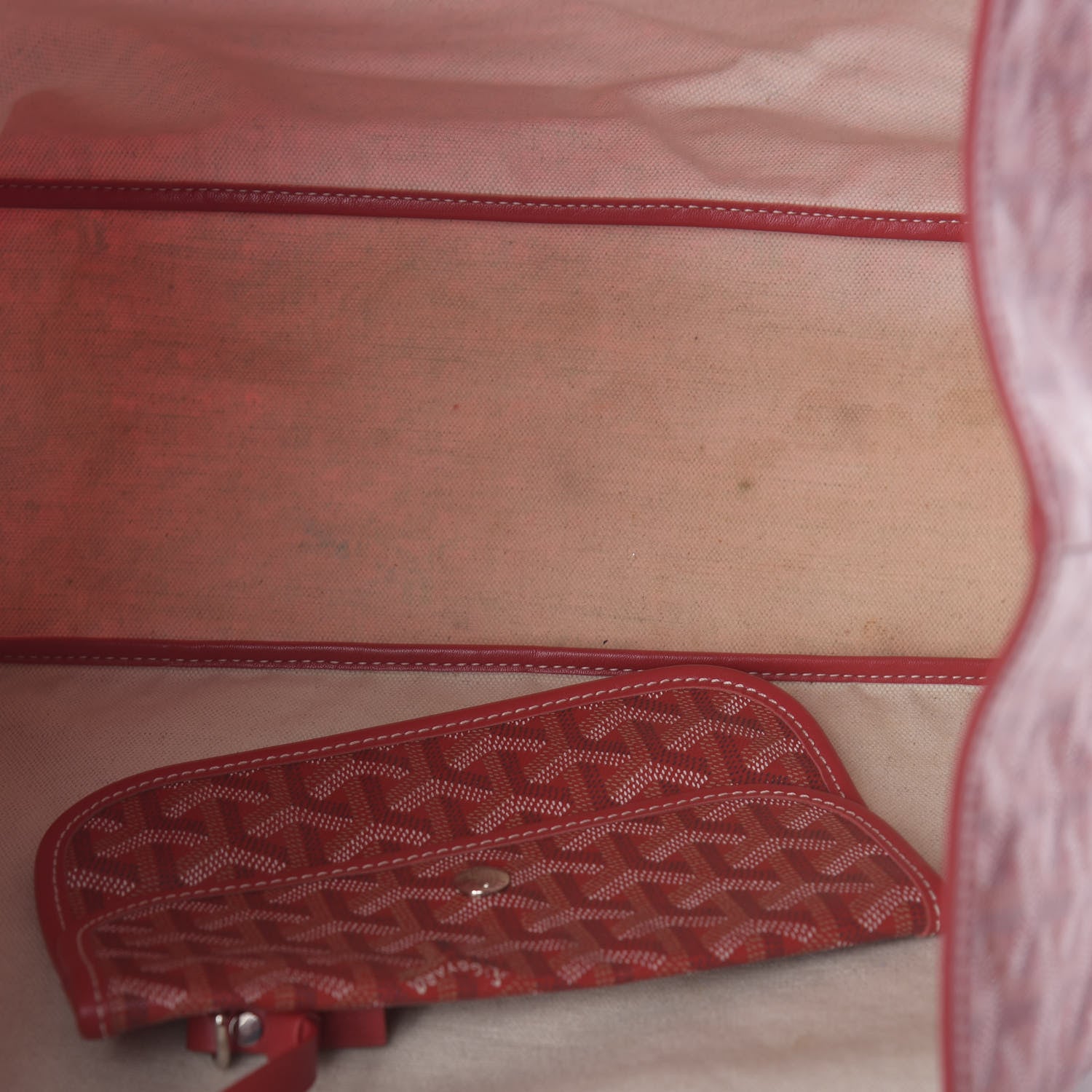 Goyard Goyardine Saint Louis PM Red 5 of 10