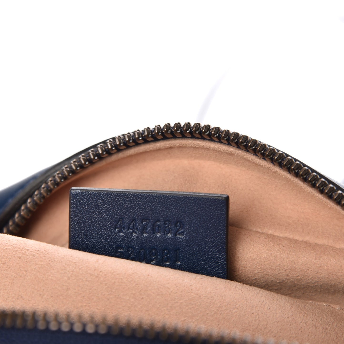 Calfskin Matelasse GucciGhost Small GG Marmont Chain Shoulder Bag Blue Agata Hibiscus Red