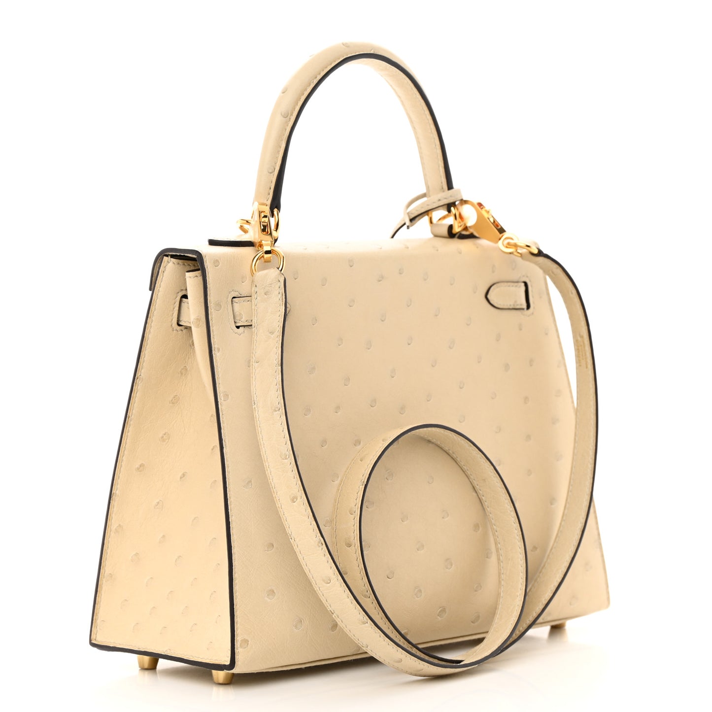 Ostrich Kelly Sellier 25 Parchemin