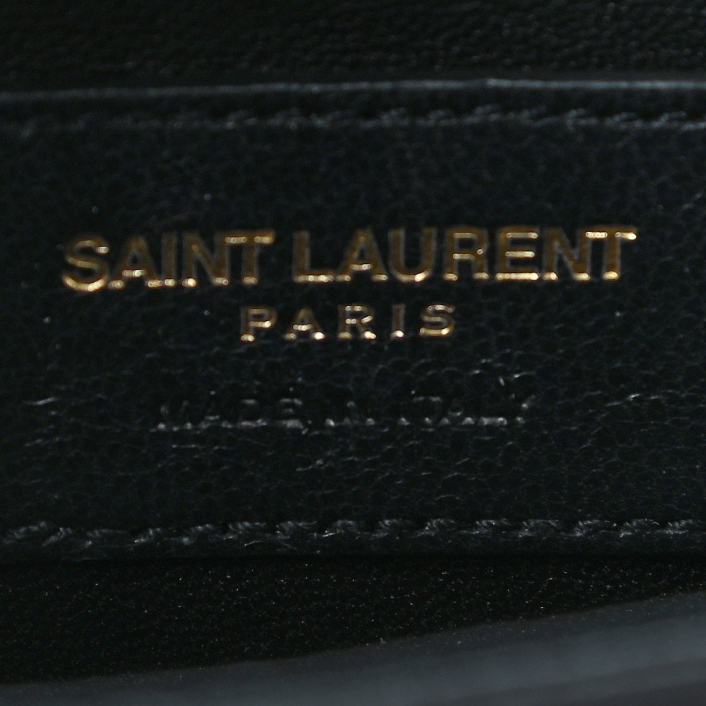 Grain De Poudre Classic Monogram Kate Clutch Black
