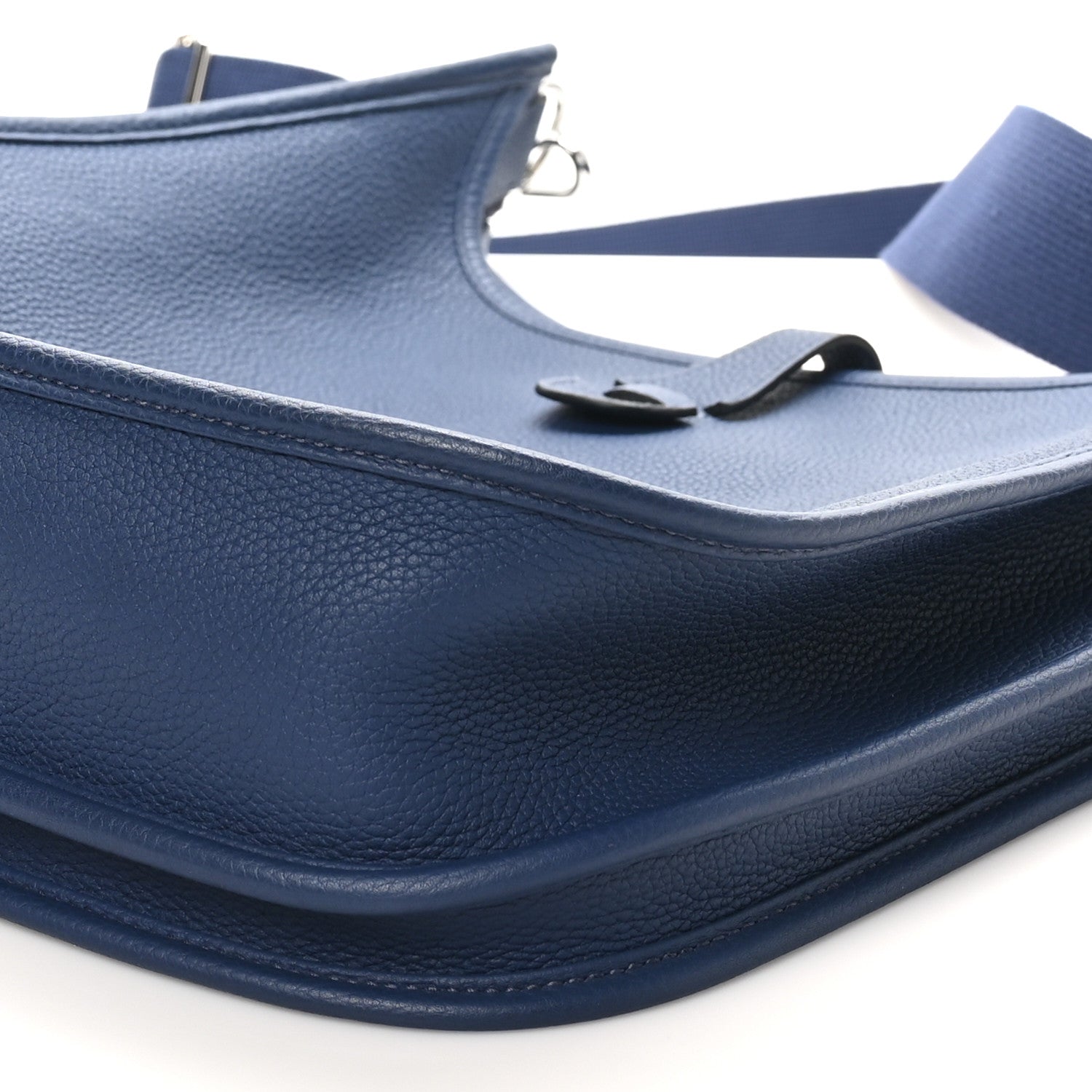 Hermes Taurillon Clemence EVELYNE III PM Deep Blue 10 of 10