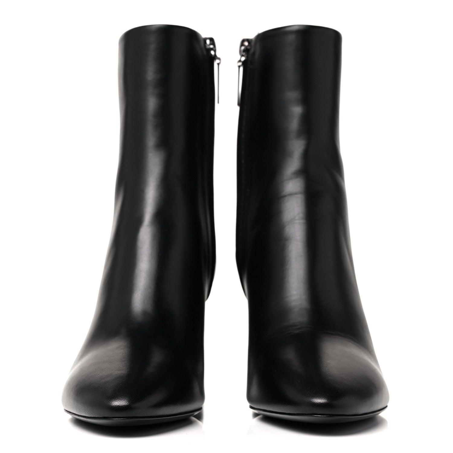 Saint Laurent Nappa Vendome Loulou Ankle Zip Boot 38 Black 2 of 9