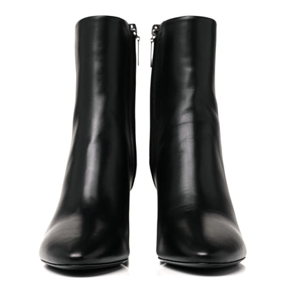 Saint Laurent Nappa Vendome Loulou Ankle Zip Boot 38 Black 2 of 9