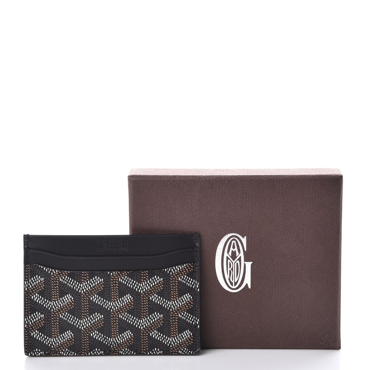 Goyard Goyardine Saint Sulpice Card Holder Black 8 of 8