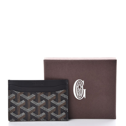 Goyard Goyardine Saint Sulpice Card Holder Black 8 of 8