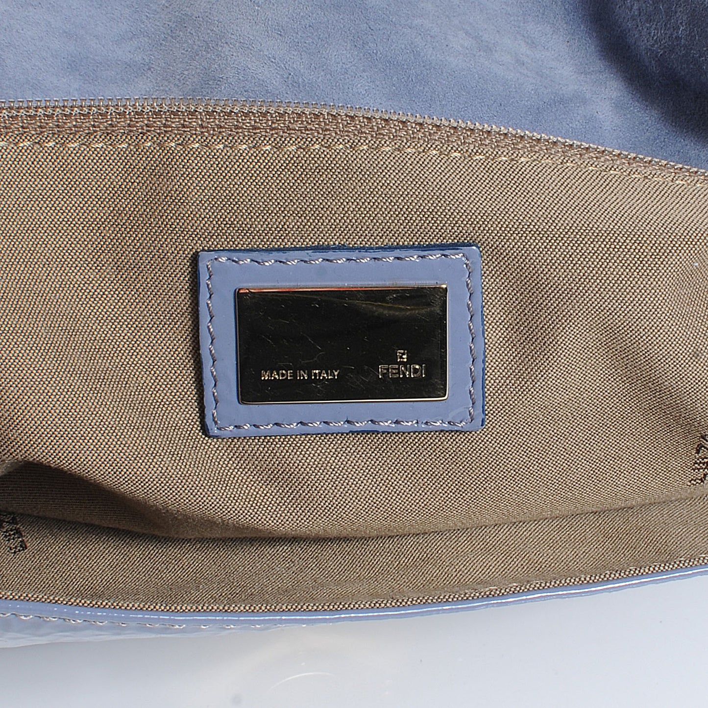 Vitello Naplak Fly Shoulder Bag Blue