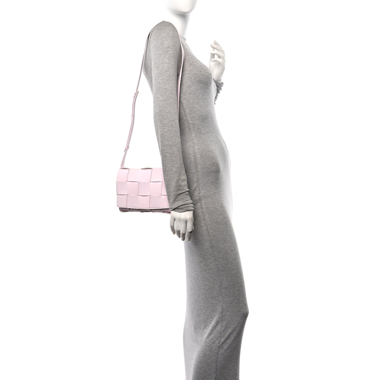 Lambskin Maxi Intrecciato Cassette Crossbody Bag Bliss Washed