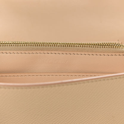 Celine Grained Calfskin Medium Trotteur Multifunction Flap Wallet Nude 5 of 7