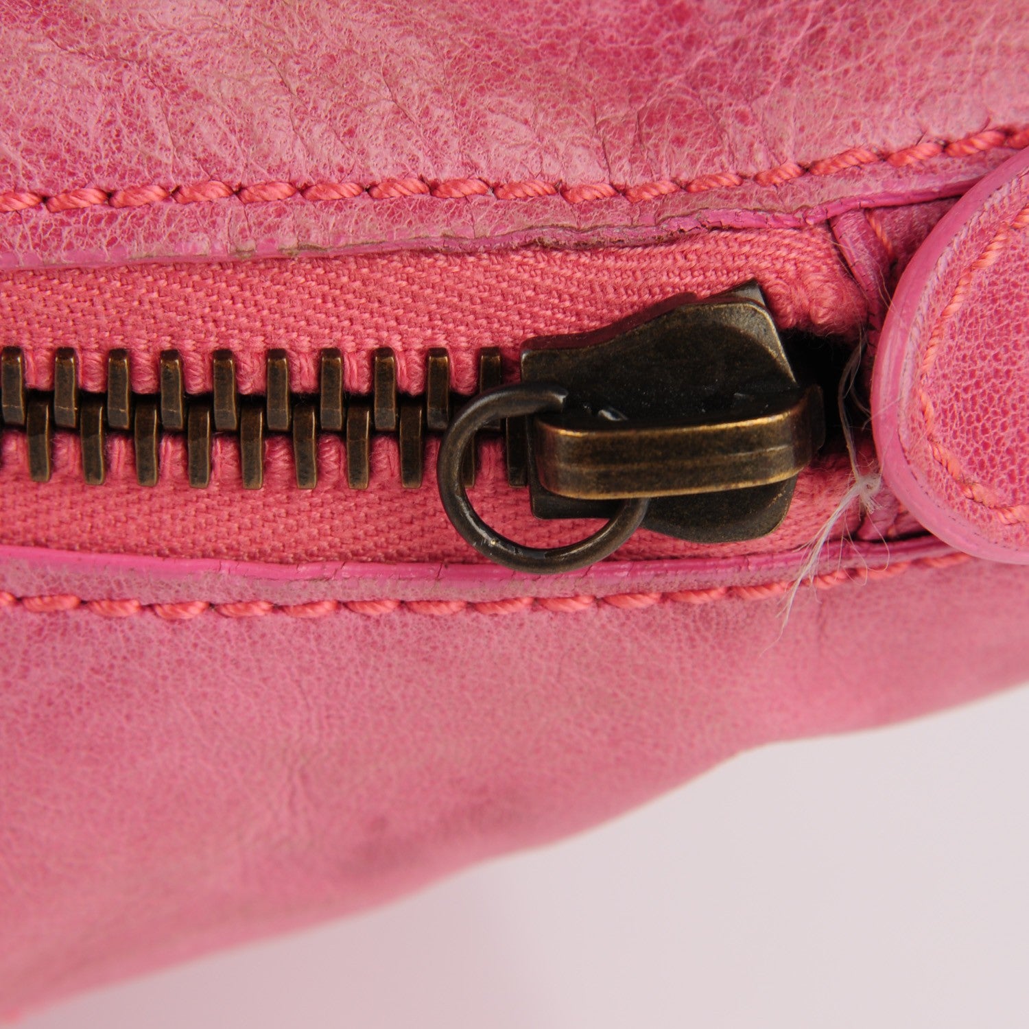 Balenciaga Agneau Classic Hardware Weekender Bubblegum 5 of 10