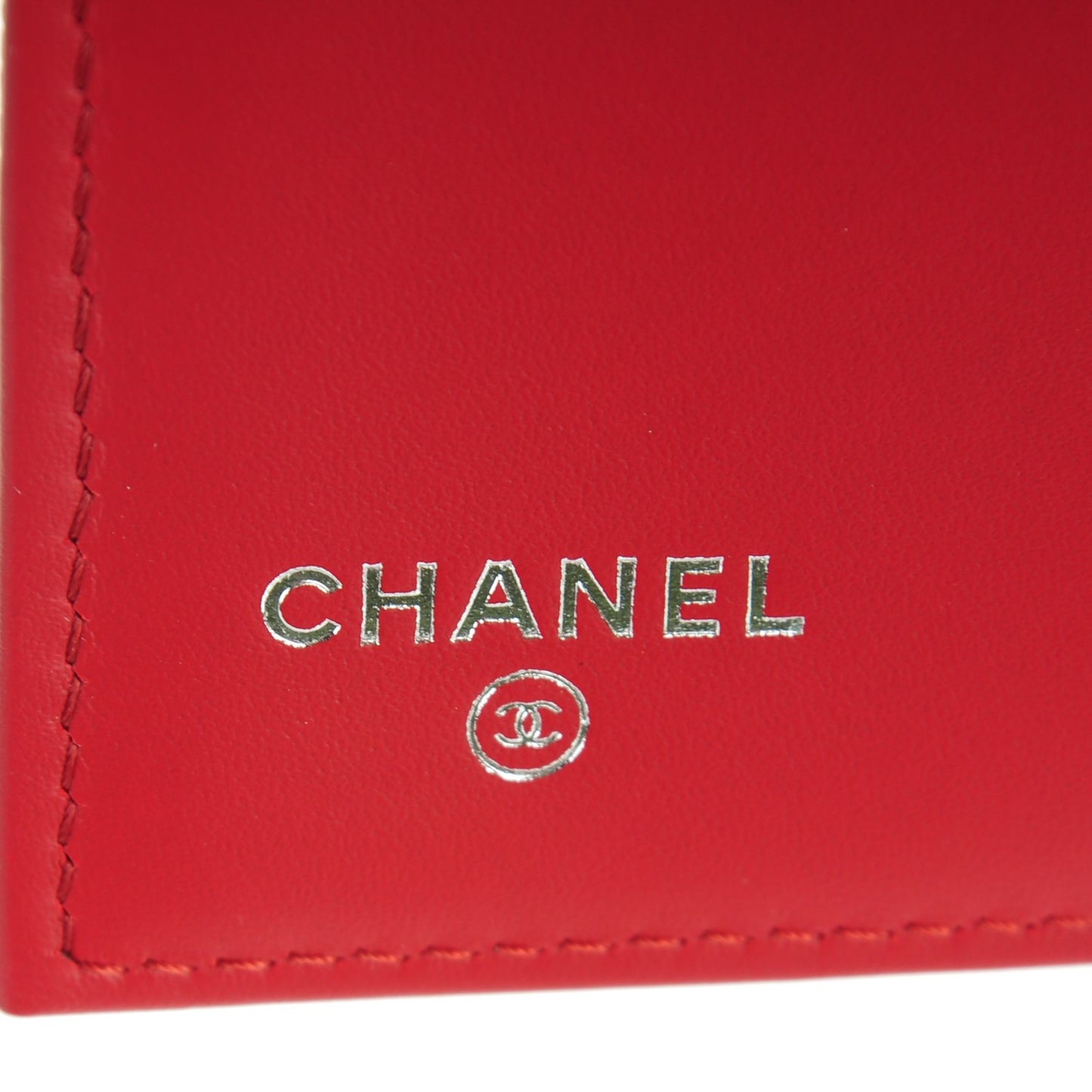 Caviar Quilted Large Flap Wallet Red
