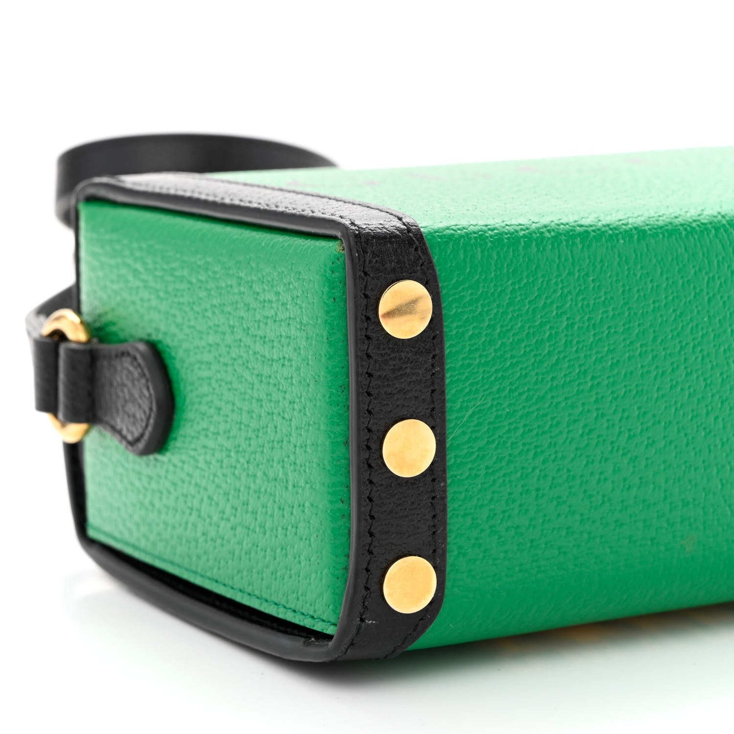 Gucci Grained Calfskin Gucci 100 Mini Bag Green 8 of 10