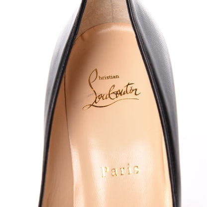 Christian Louboutin Shiny Nappa Decollete 554 85 Pumps 38.5 Black 7 of 9