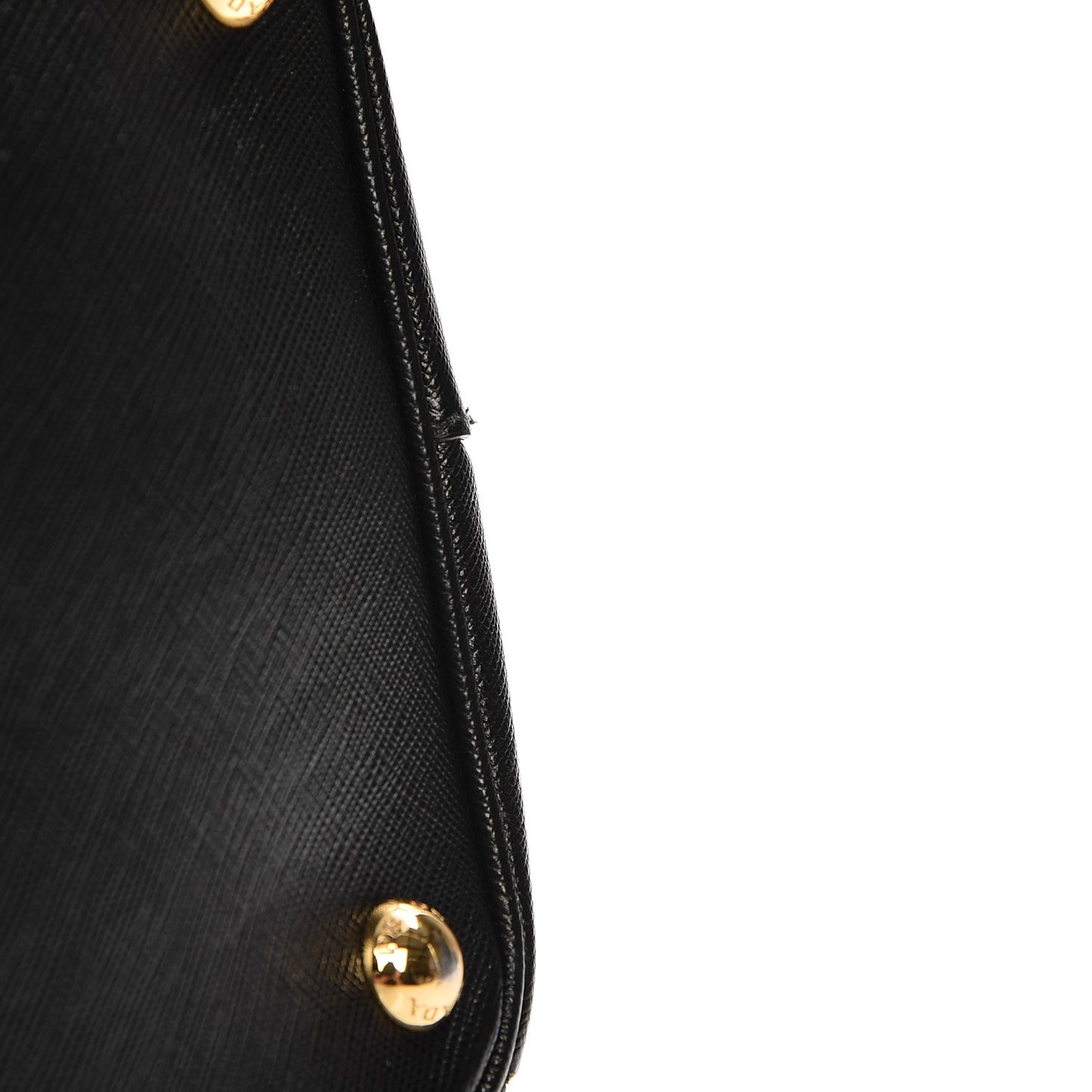 Saffiano Medium Galleria Double Zip Tote Black