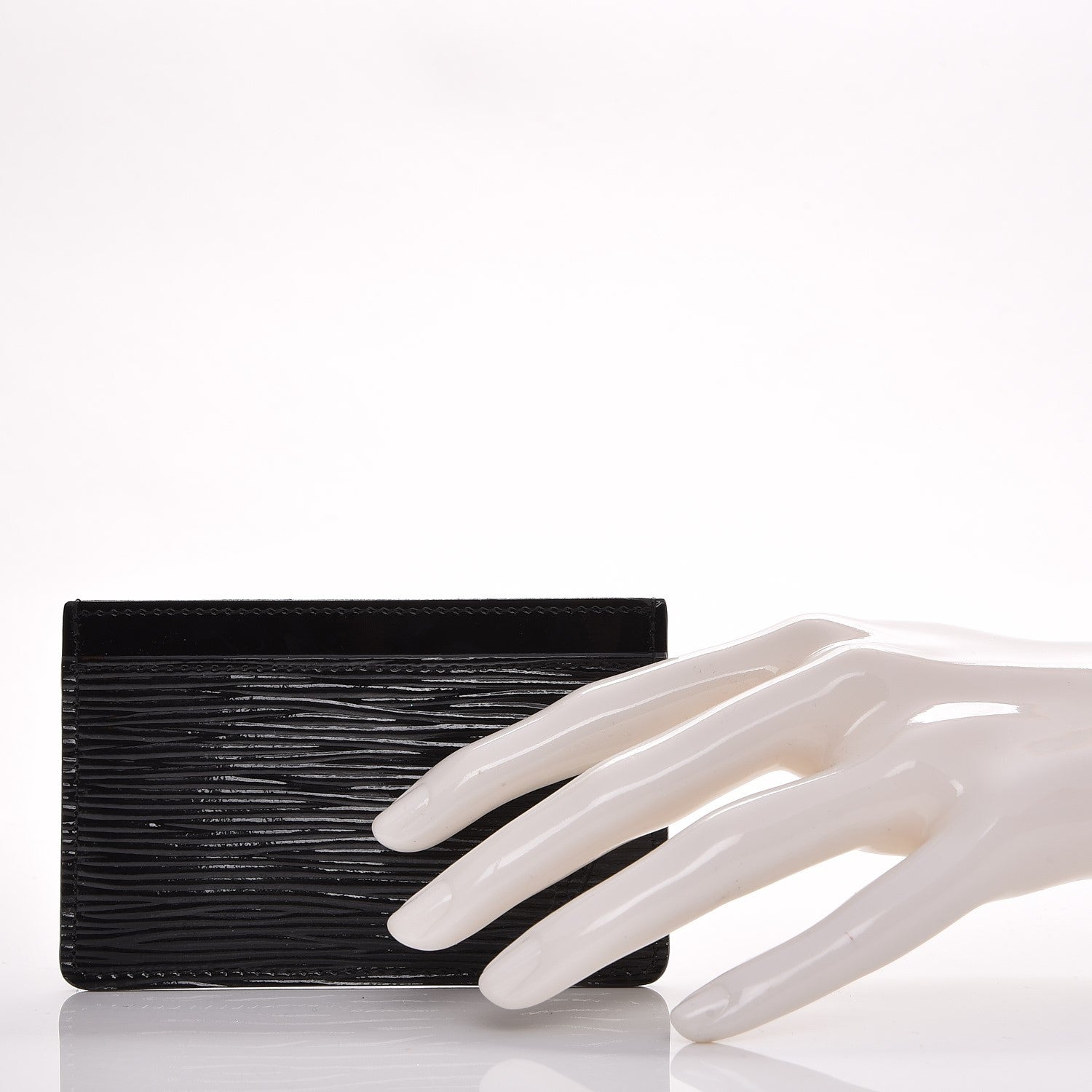 Louis Vuitton Epi Electric Card Holder Black 2 of 7