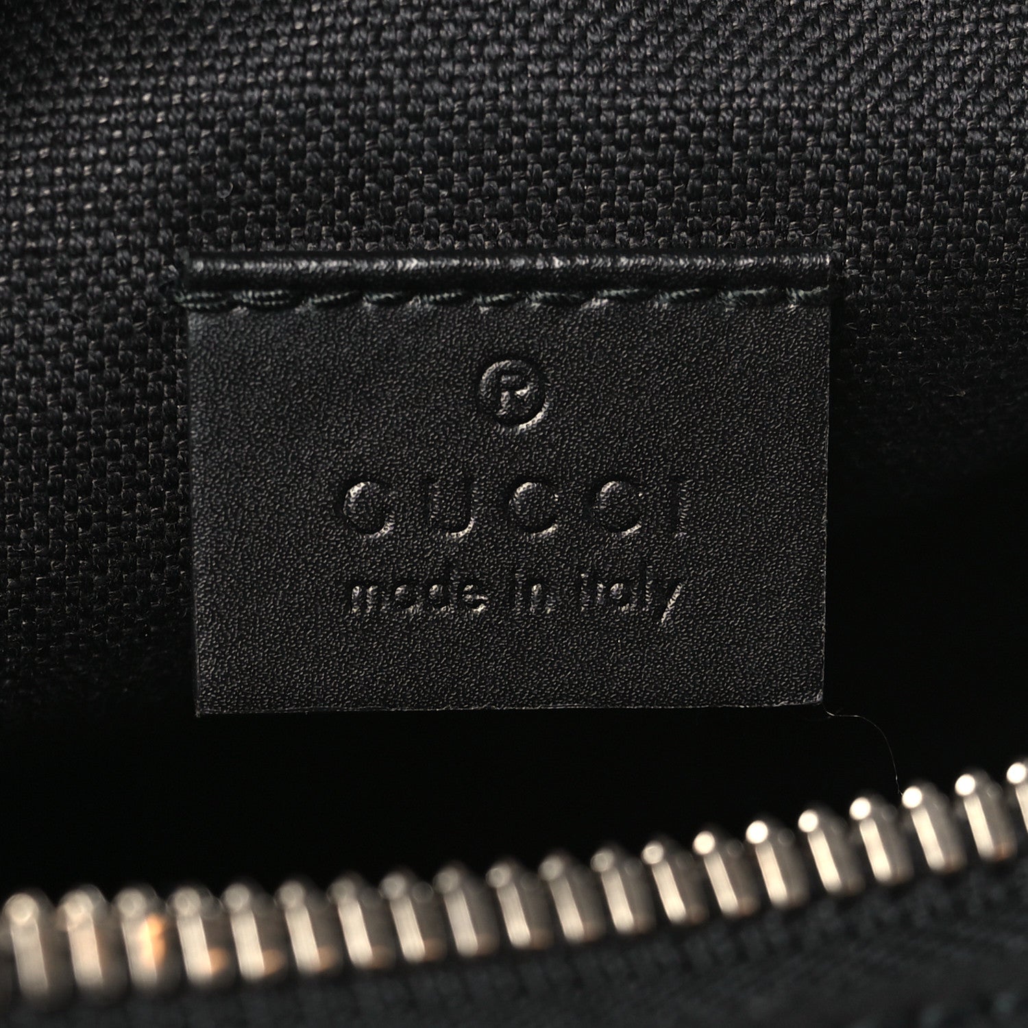Gucci GG Supreme Monogram Appia Calfskin Web Small Camera Messenger Bag Black Grey 7 of 10