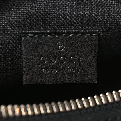 Gucci GG Supreme Monogram Appia Calfskin Web Small Camera Messenger Bag Black Grey 7 of 10