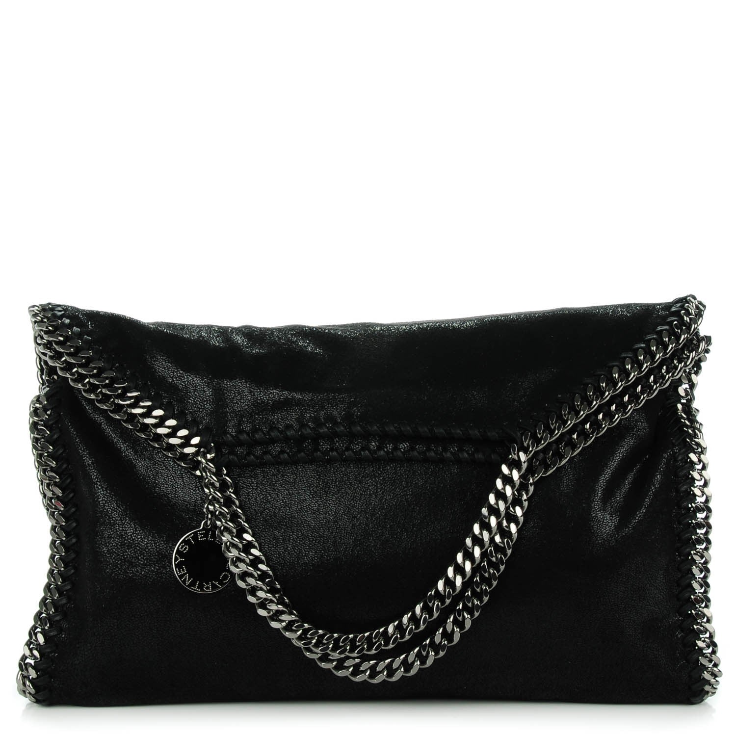 Stella McCartney Shaggy Deer Falabella Fold Over Tote Black 1 of 8