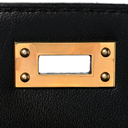 Hermes Epsom Mini Kelly Sellier 20 Black 29 of 32