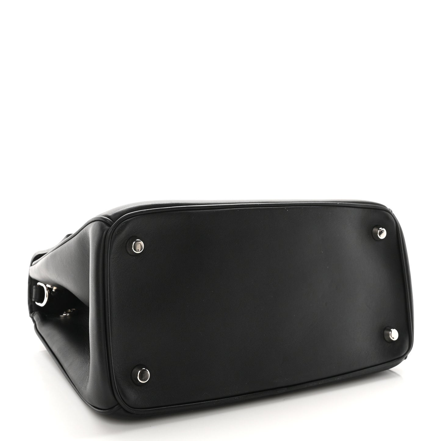Smooth Calfskin Small Bi-Color Be Dior Flap Black Pink