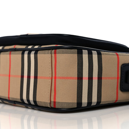 Burberry Vintage Check Calfskin Small Camera Bag Archive Beige 11 of 12