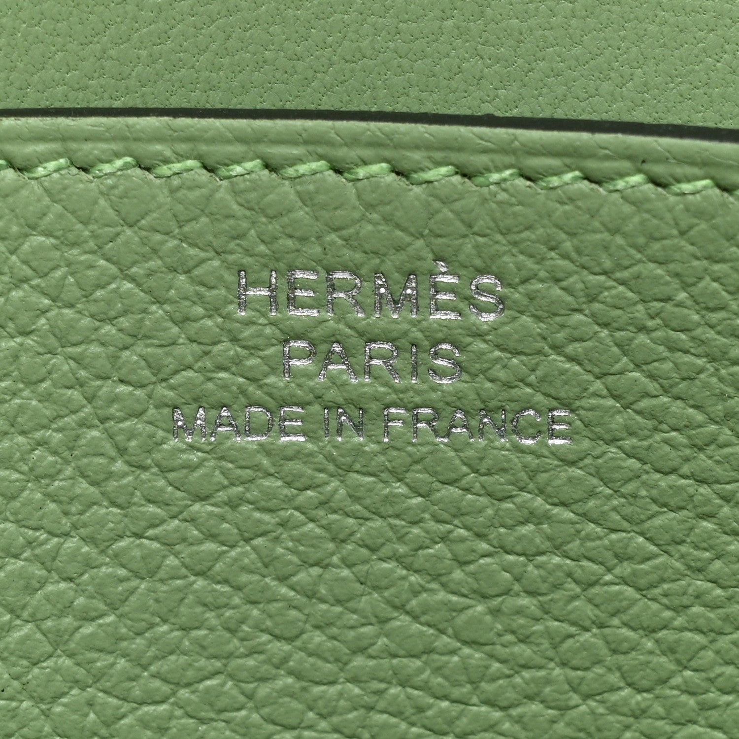 Hermes Togo Dogon Recto Verso Wallet Vert Criquet 6 of 9