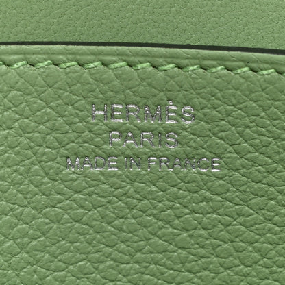 Hermes Togo Dogon Recto Verso Wallet Vert Criquet 6 of 9