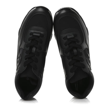 Chanel Calfskin Lambskin CC Uniform Sneakers 42 Black 2 of 8