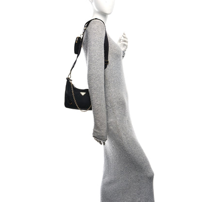 Prada Nylon Re-Edition 2005 Shoulder Bag Black 3 of 11